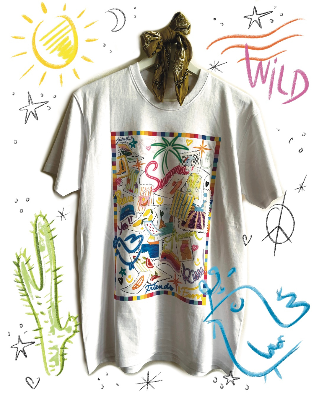 T-Shirt Timbrée